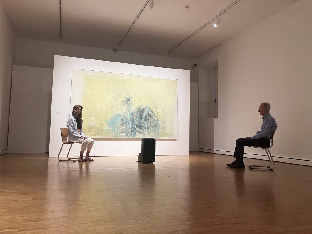 Cesare Lucchini e Joséphine Bohr Presso il Museo d'arte di Mendrisio. 